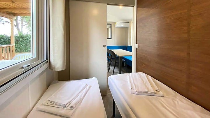 Gardasee Ferienanlage Camping Serenella Schlafzimmer