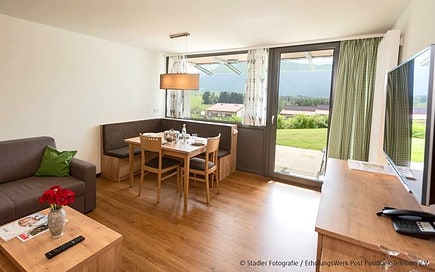 Chiemgau Ferienanlage Inzell Wohnzimmer