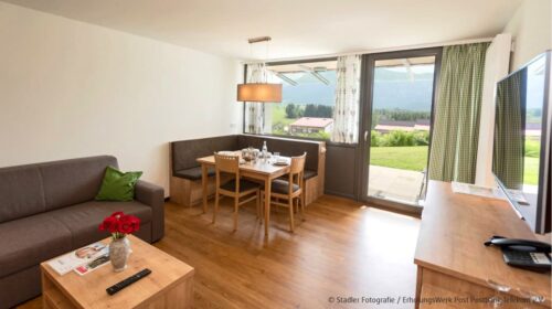 Chiemgau Ferienanlage Inzell Wohnzimmer