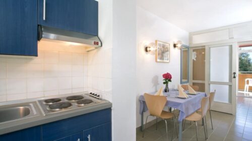 Istrien Lanterna Apartments Wohnbereich